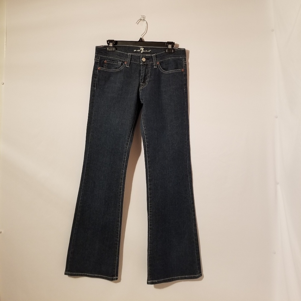 7 For All Mankind Wm's Boot-Cut Jeans Sz 28